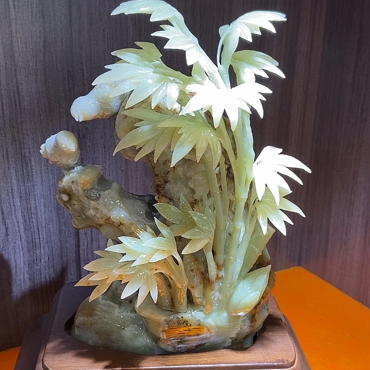 蛇纹石玉（覆膜）合金珠宝奇石