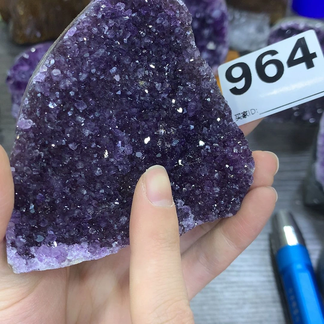 紫晶珠宝半成品未镶嵌964