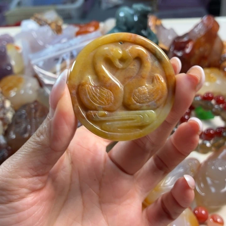 玛瑙/玉髓未镶嵌吊坠(不含链)