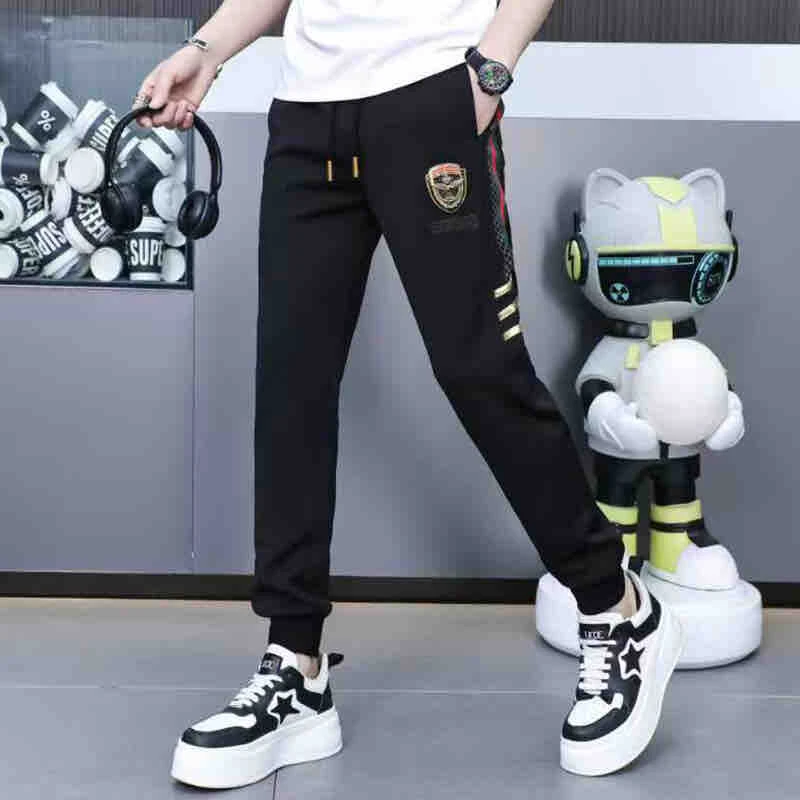 【高品质】男士春夏季休闲裤时尚百搭小脚裤潮流束脚长裤