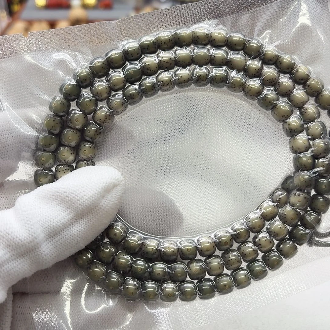 星月菩提吊坠106梵天糯冰绿幽灵7大眼睛108