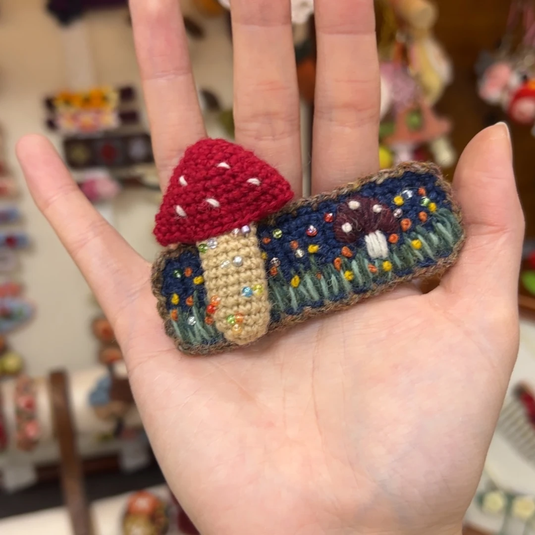 毛绒钩织刺绣手工包包玩偶居家用品