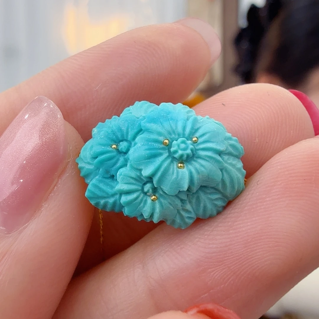 绿松石未镶嵌珠宝奇石