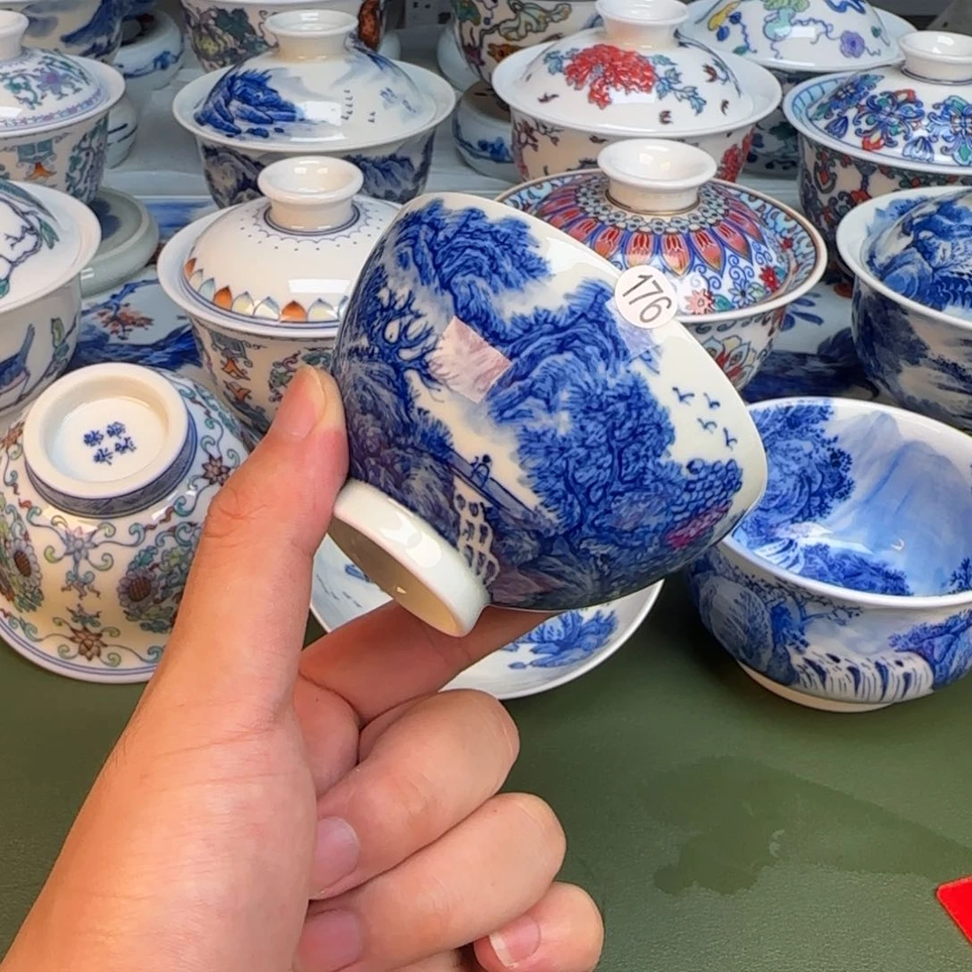 彦祖纯手工手绘茶具176