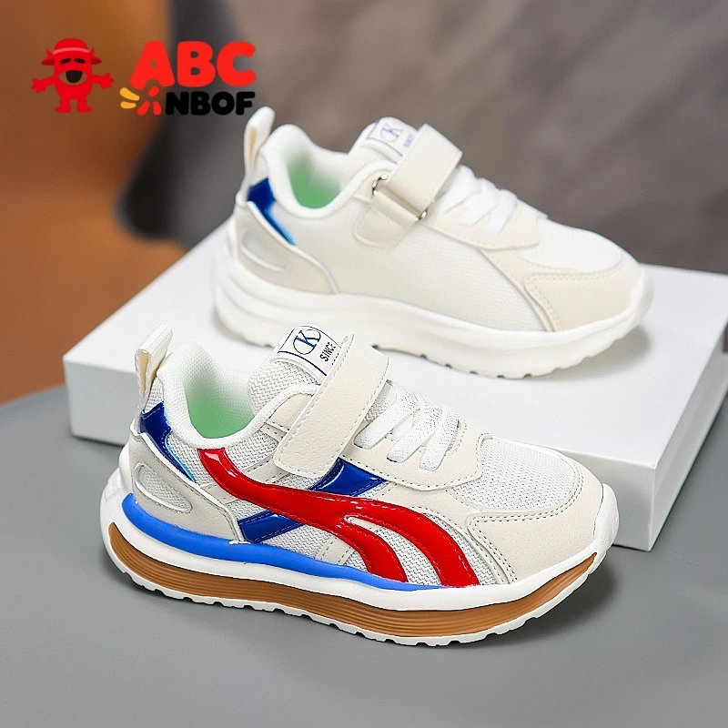 ABC NBOF童鞋男童运动鞋春秋2025新款网面男中大童软底儿童休闲鞋