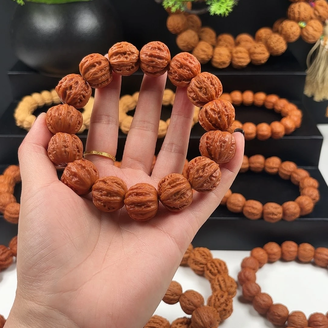 天***啟手串文玩核桃小核桃8