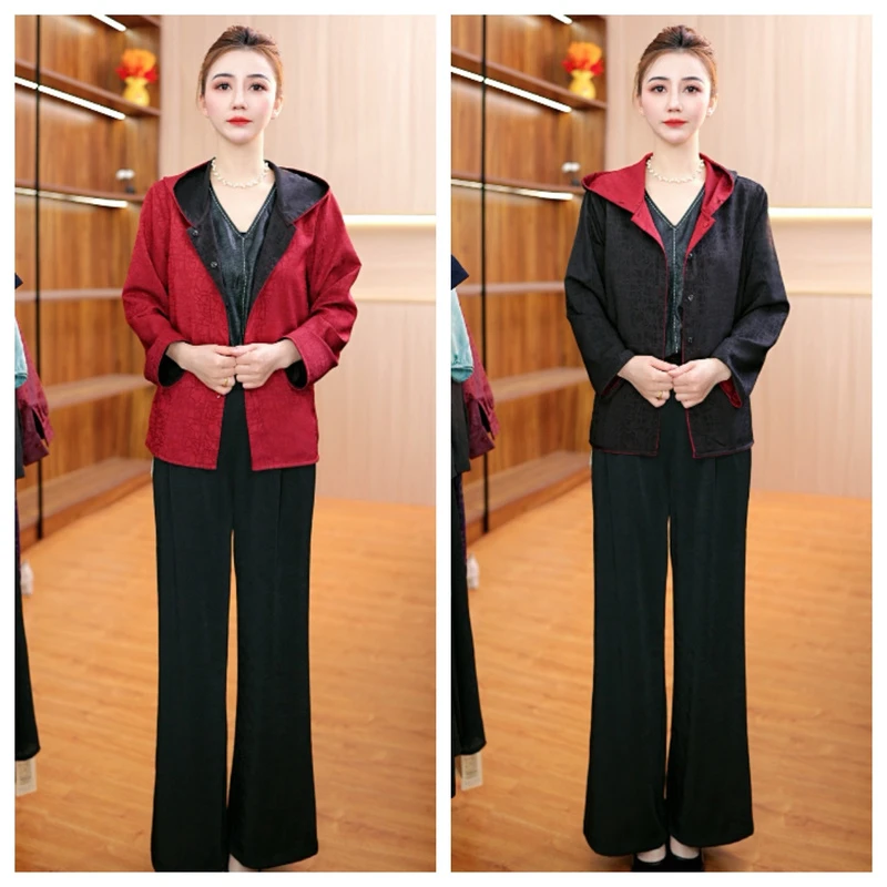 2667-27舒适时尚休闲双面穿上衣+