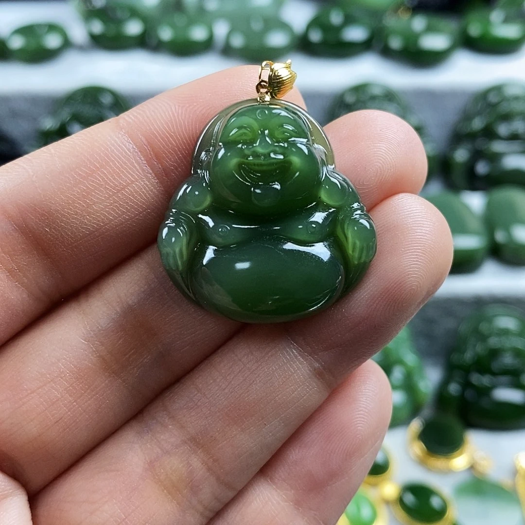 和田玉（碧玉）未镶嵌颈饰