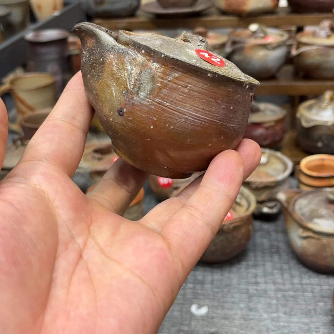 土器女士备前柴烧茶杯茶宠全品福利