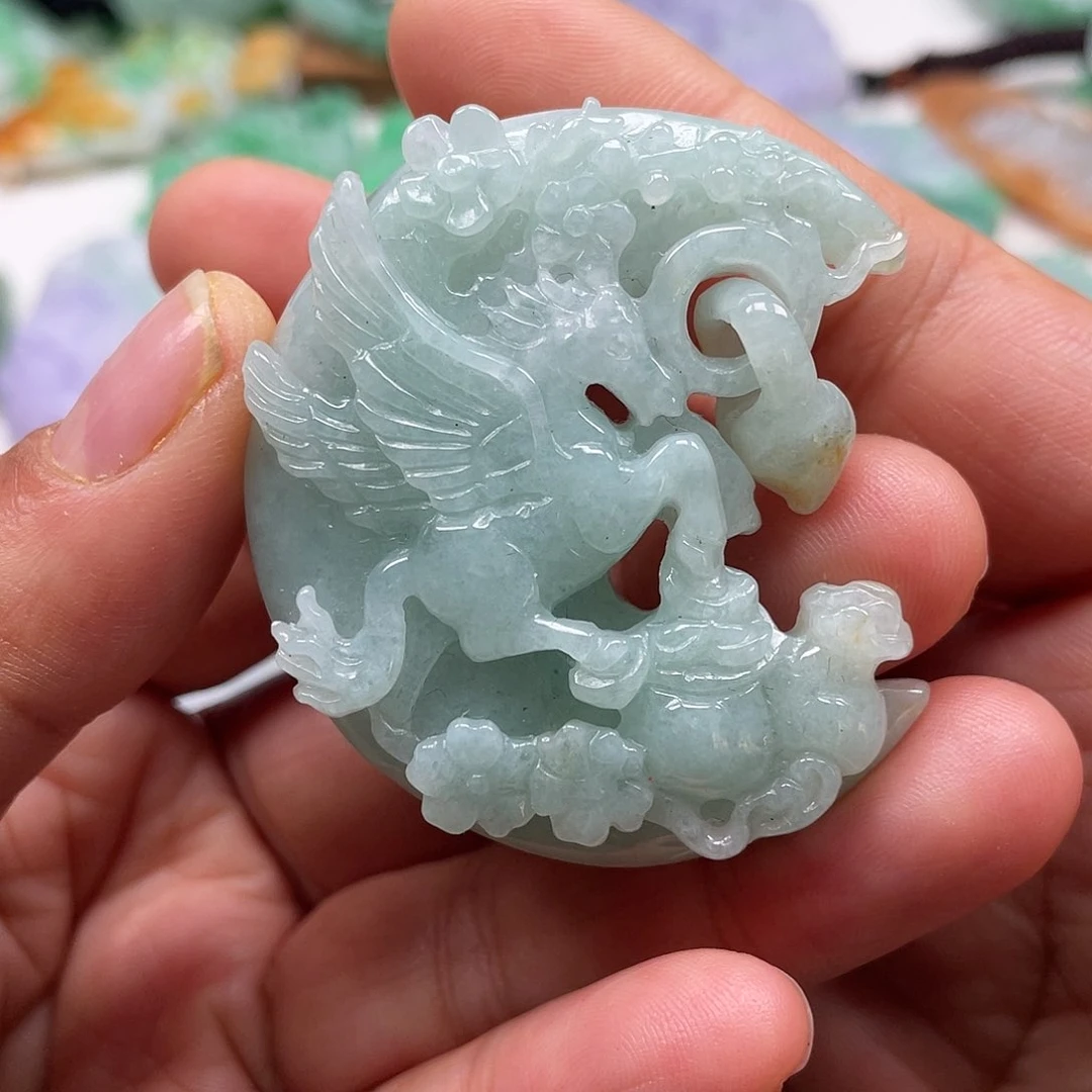 颈饰未镶嵌翡翠翡玉缘翡翠