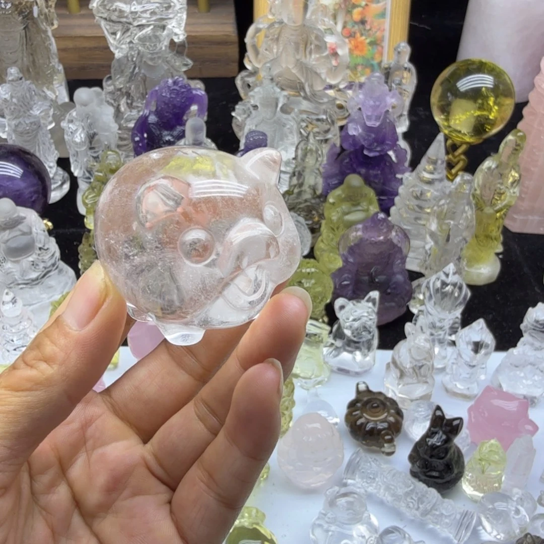 水晶珠宝半成品未镶嵌