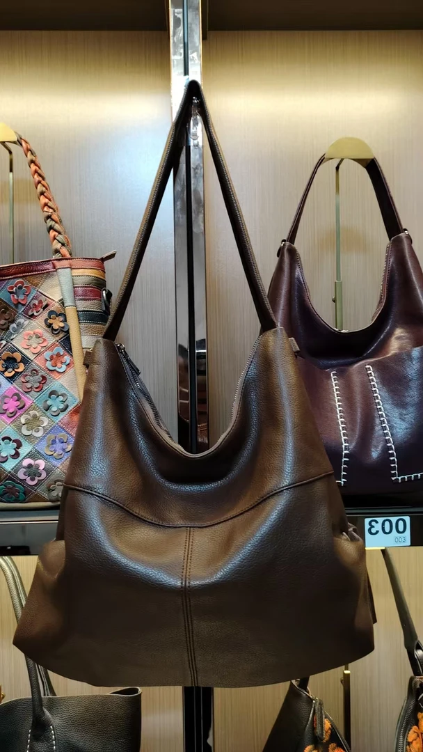 新款简约复古通勤大容量腋下斜挎女包5529