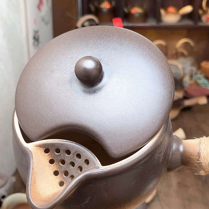 微瑕带盖长把煮茶壶一个123333333