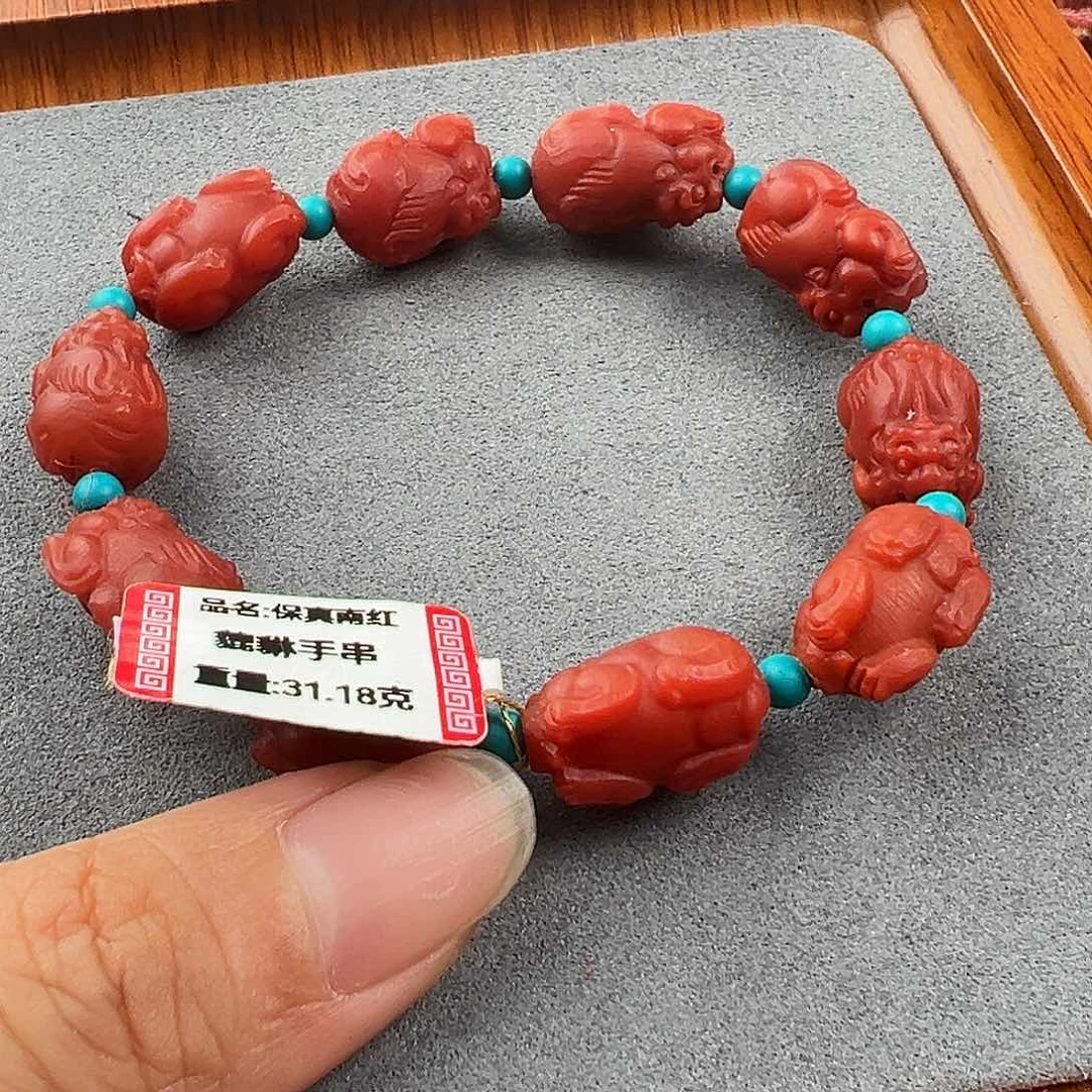 南红玛瑙手串未镶嵌