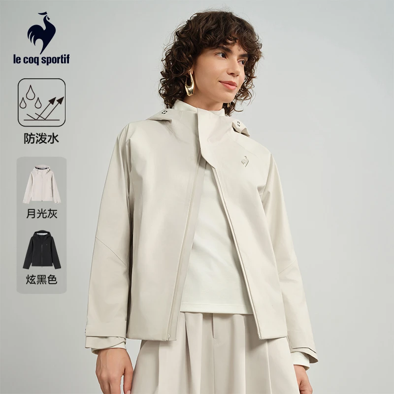 【金标】乐卡克法国公鸡25年秋冬女款时尚外套简约舒适L253WCNDJK05