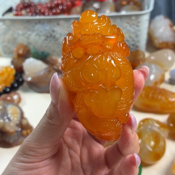玛瑙/玉髓未镶嵌吊坠(不含链)
