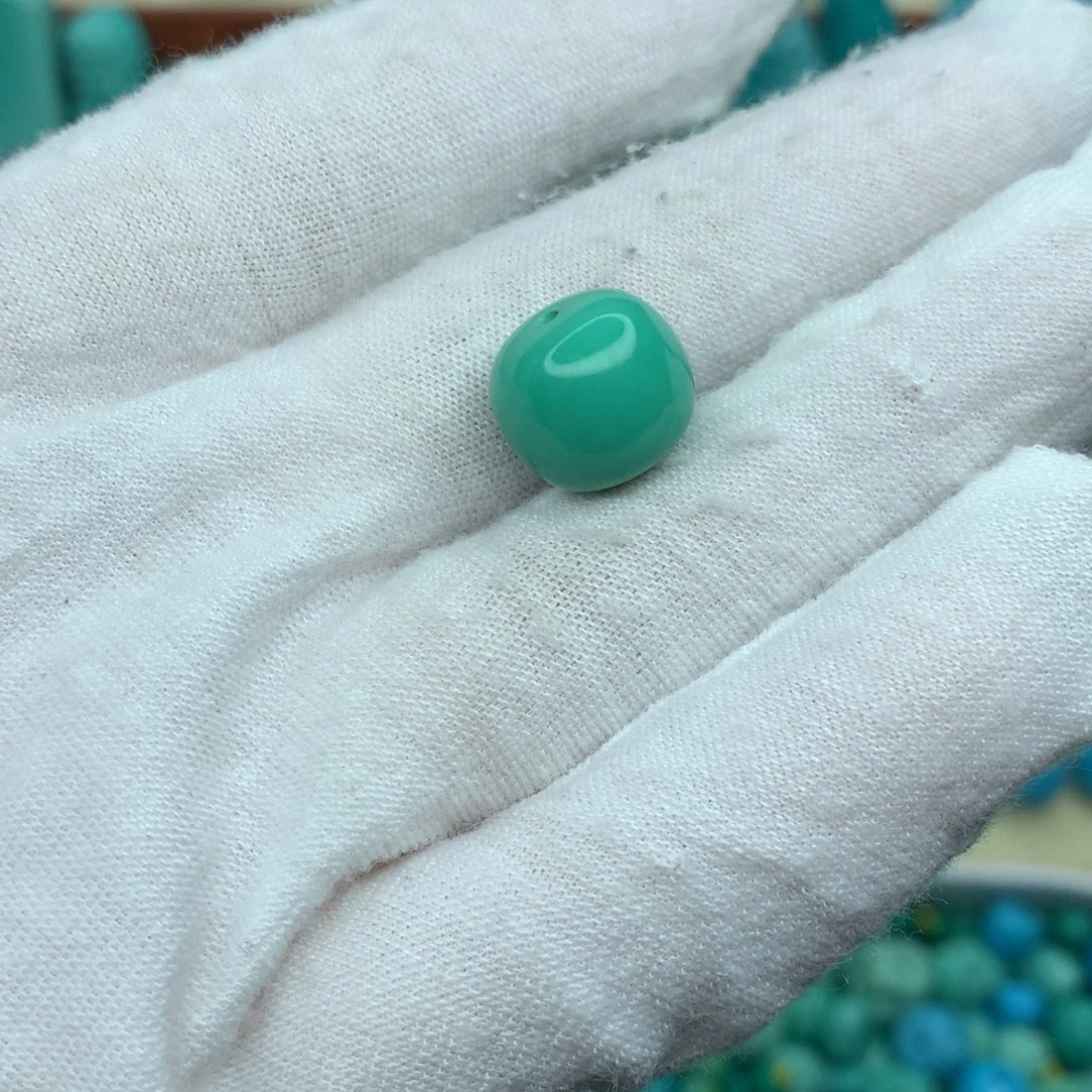 高瓷油绿色系老型珠尺寸12➕