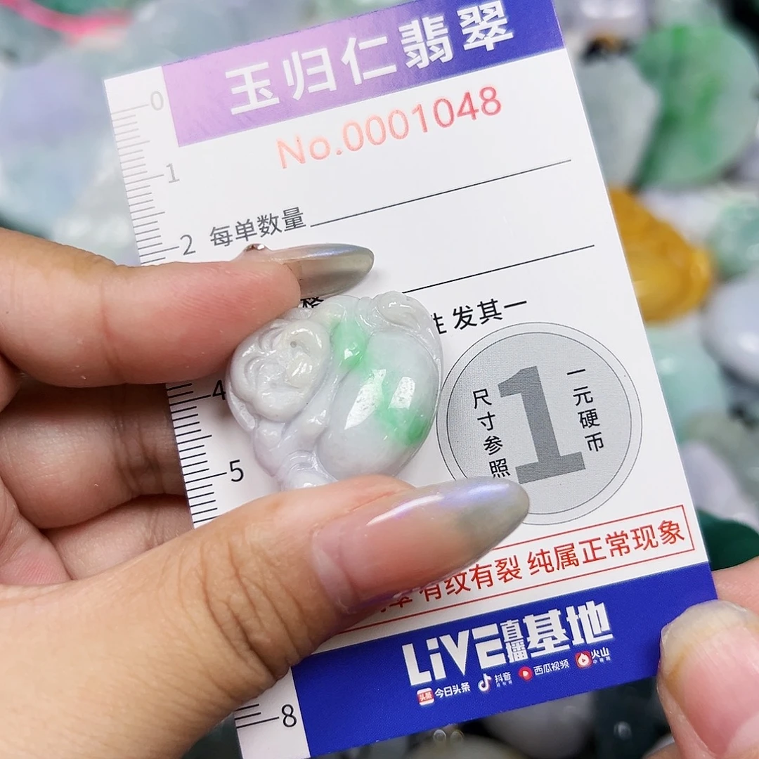 翡翠未镶嵌吊坠(不含链)2111