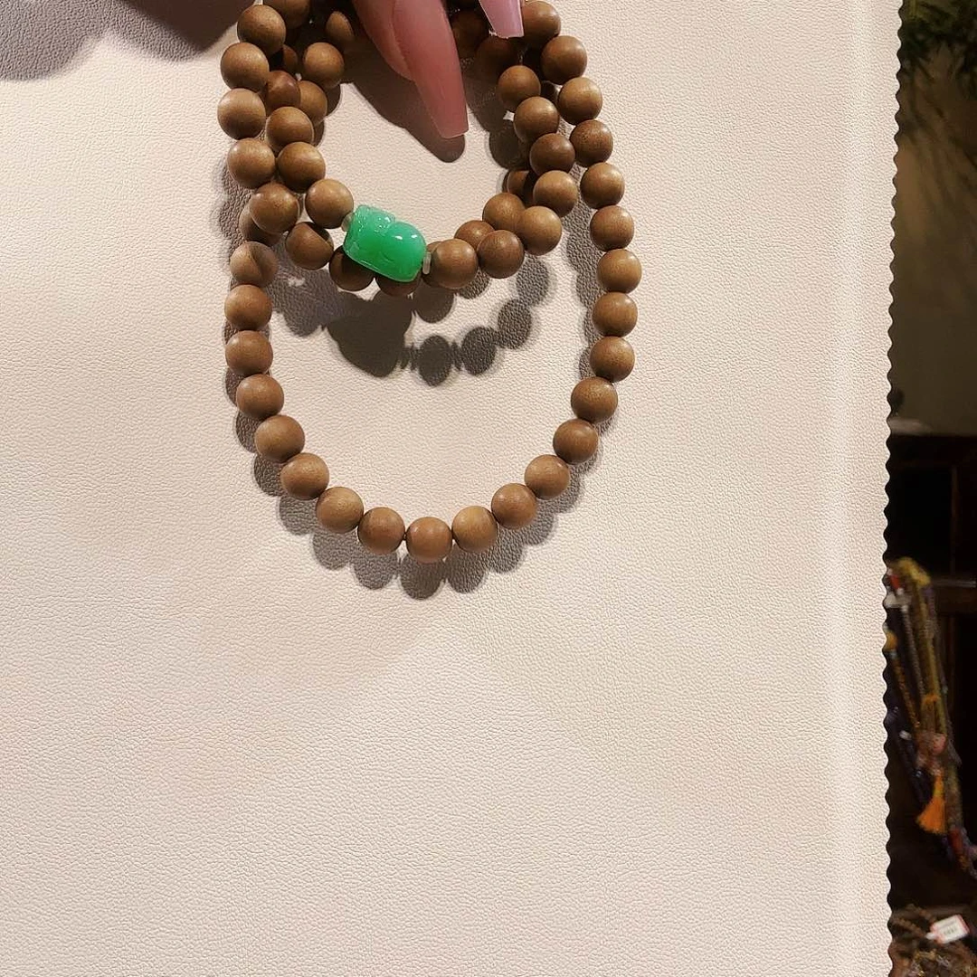 未镶嵌手链石英质玉老山檀