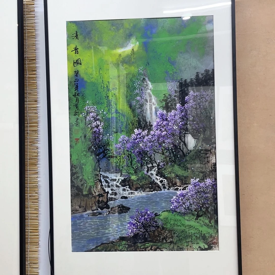 国画手绘国画精品山水，李有训