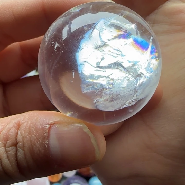 水晶珠宝半成品未镶嵌3.54厘米