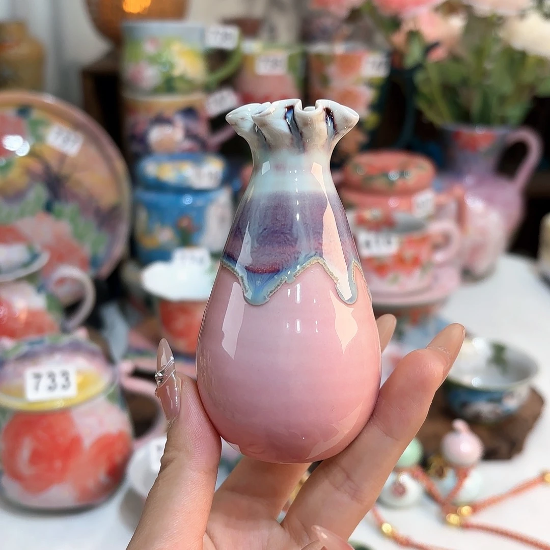 景德镇手绘高温釉下彩陶瓷茶具