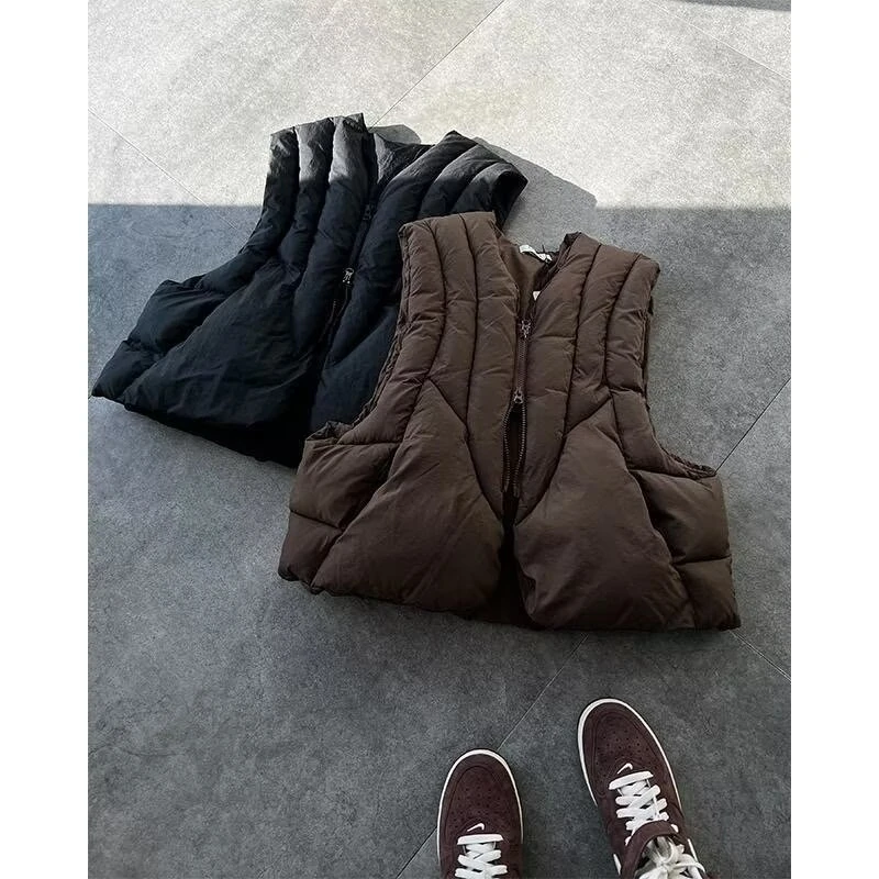 Y301 美式解构设计马甲男女秋冬cleanfit宽松叠穿无袖背心外套