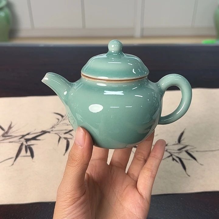 龙泉云间青瓷小米茶器