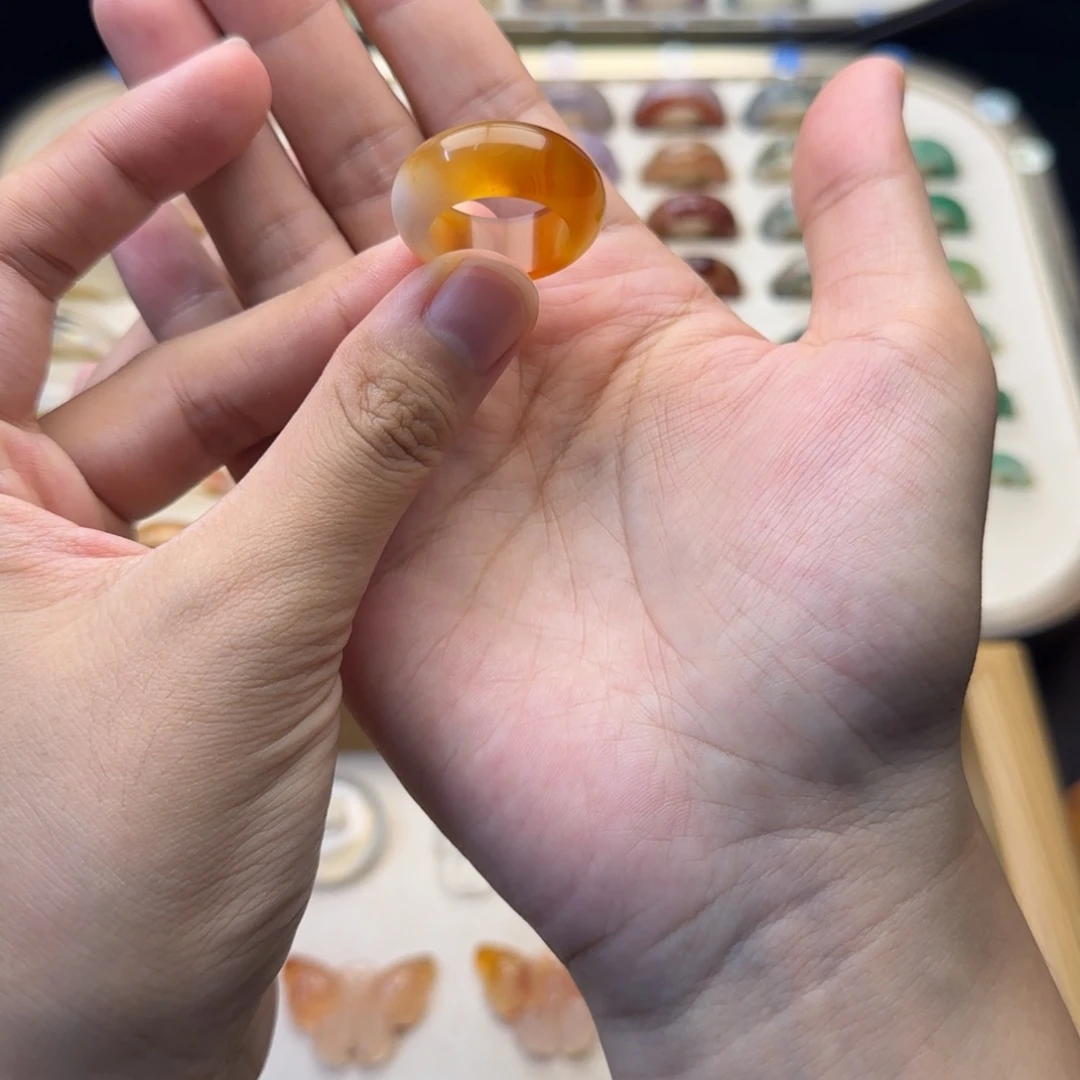 合金戒指玛瑙/玉髓