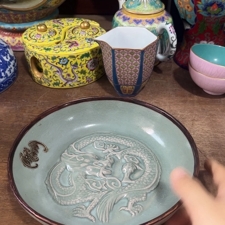 摆件龙泉青瓷瓷器精品陶瓷