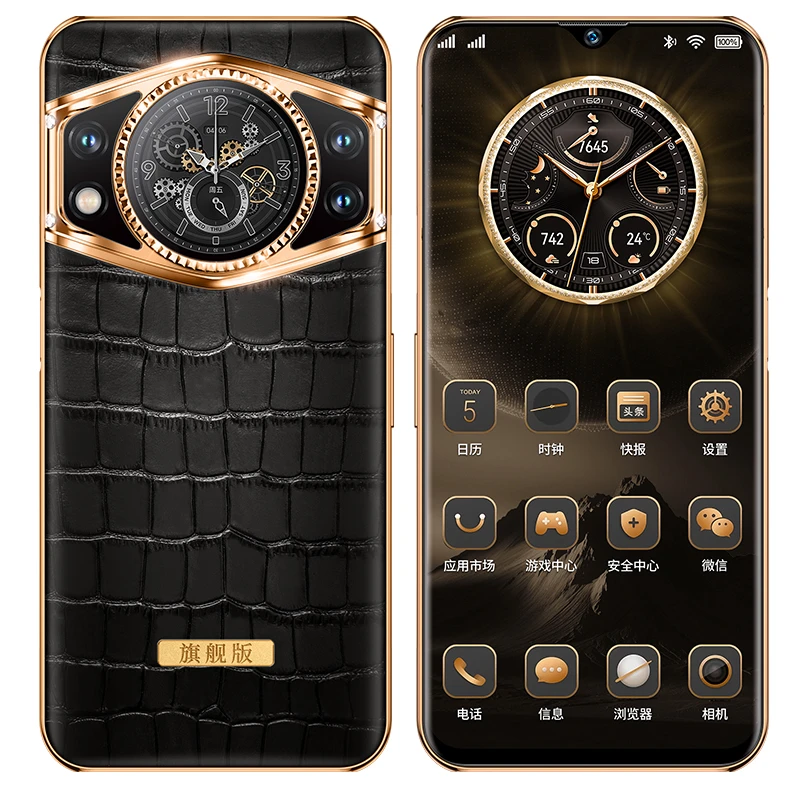 【原装正品】F50双屏智能手机轻奢商务设计-QY