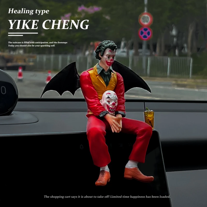 【杰克蝙蝠小丑】希斯莱杰蝙蝠小丑车载摆件装饰品