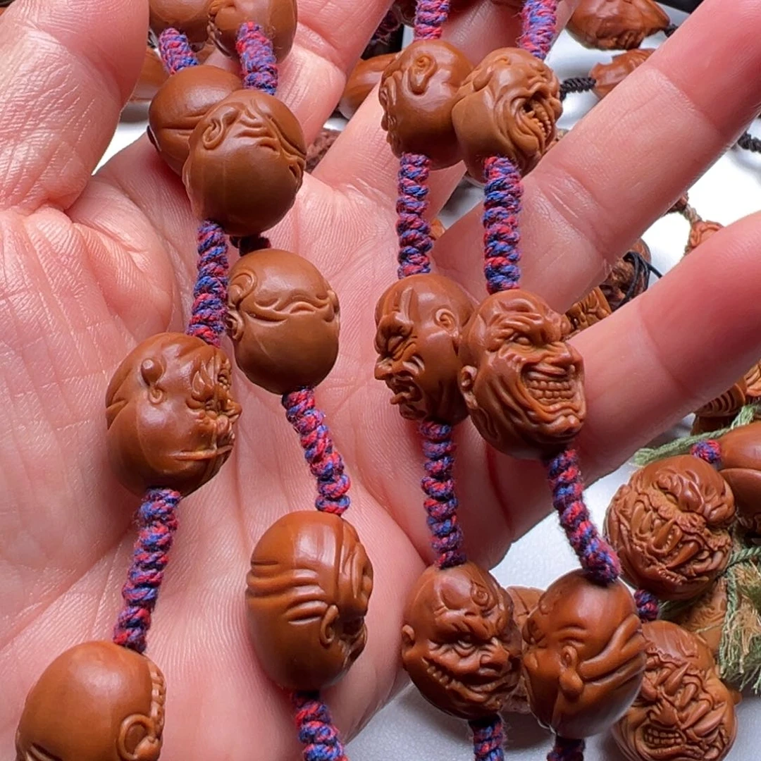 手串/手链橄榄核恶僧全家福