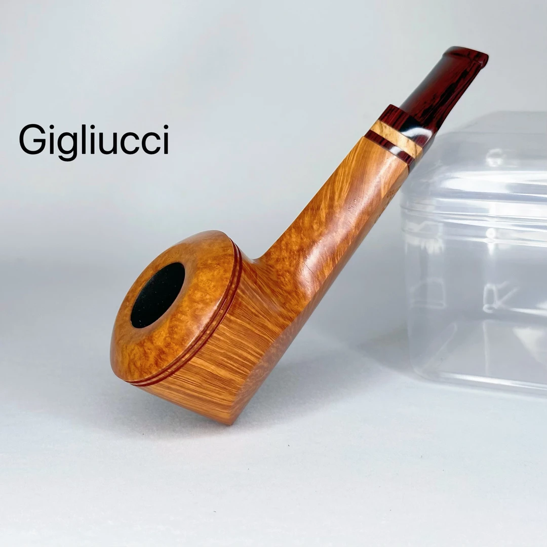Gigliucci意大利吉柳奇 精品直牛头斗型石楠木手工烟斗