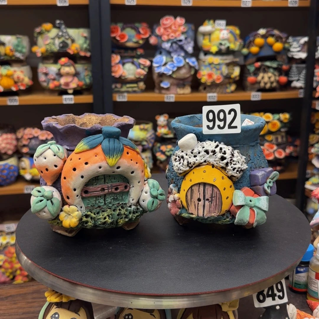 【闪购商品】粗陶手捏