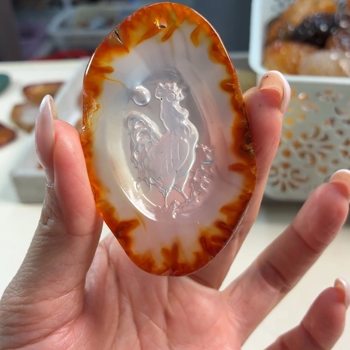 玛瑙/玉髓未镶嵌吊坠(不含链)