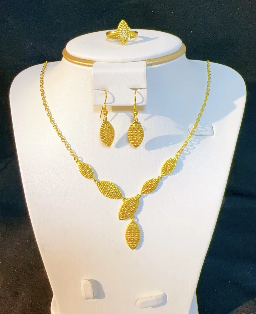 铜合金吊坠 铜合金 镂空树叶耳环项链戒指 精致nipal