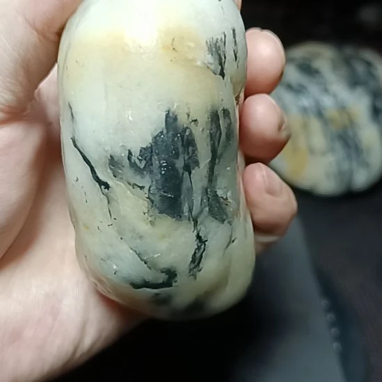 新疆金丝玉原石国画