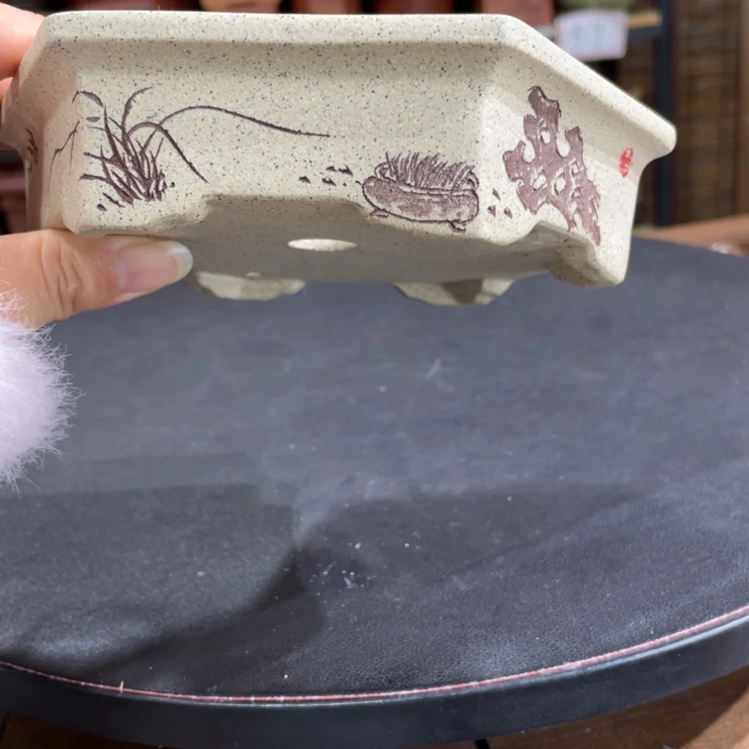 花盆紫砂紫砂花盆在