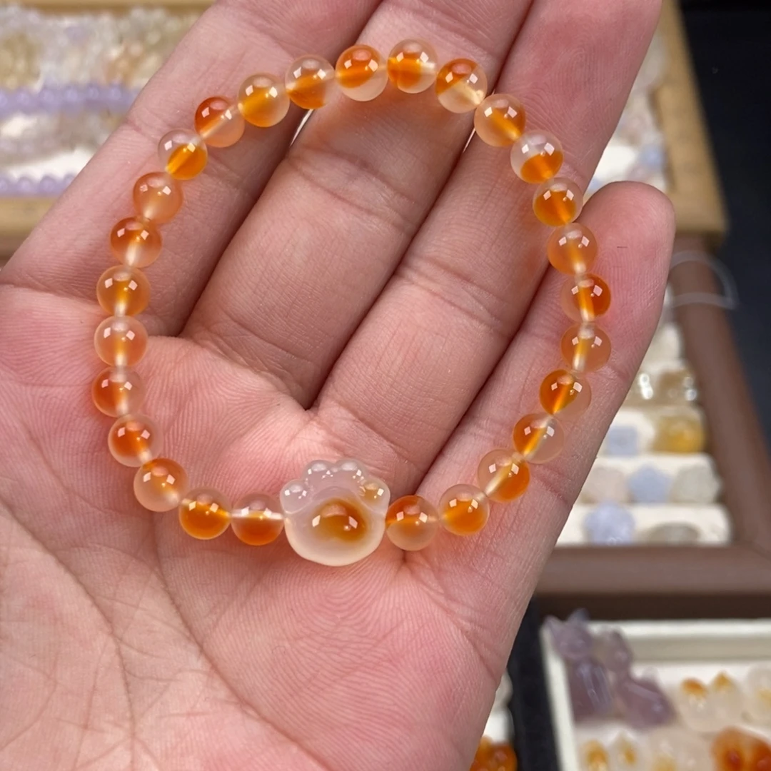 玛瑙/玉髓未镶嵌手链M11