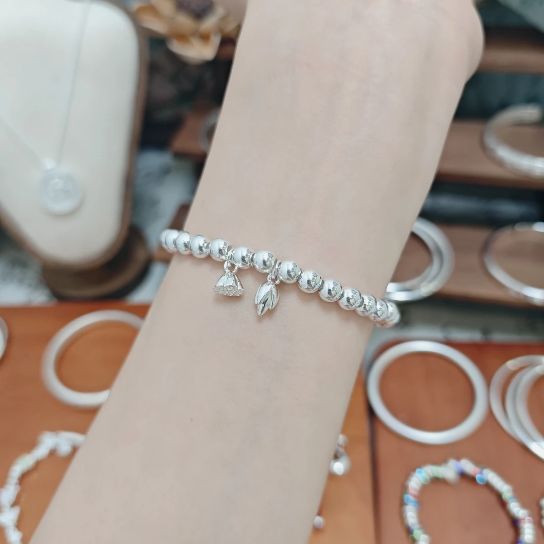 A617 足银9999银手链纯银饰品