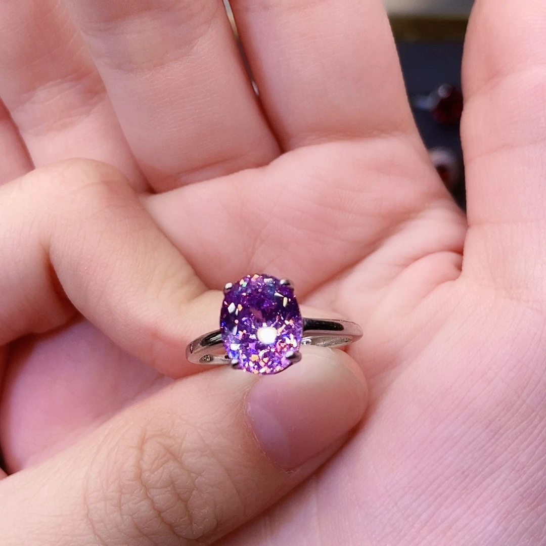 珠宝奇石银S925镶嵌碧玺