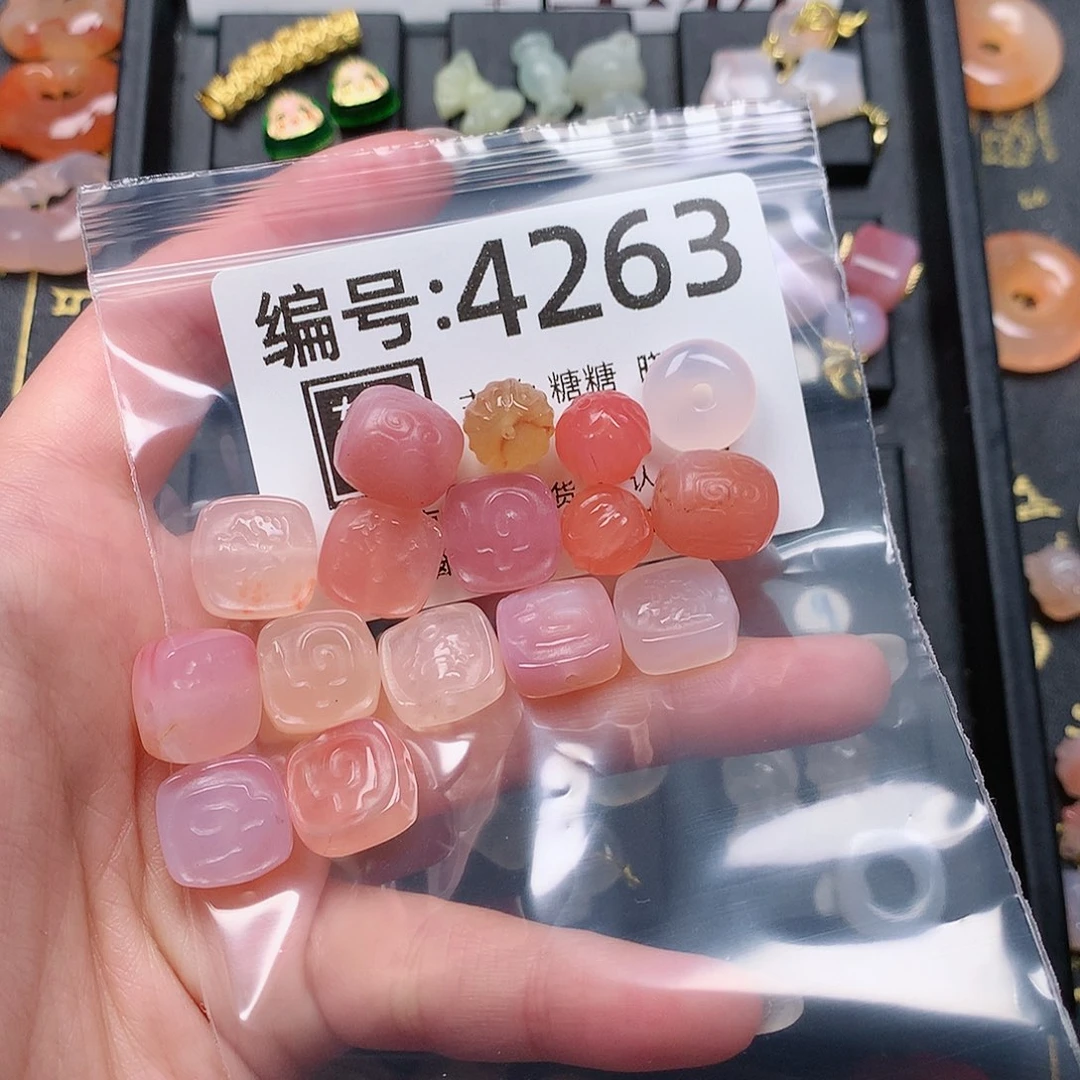玛瑙/玉髓颈饰合金奶*