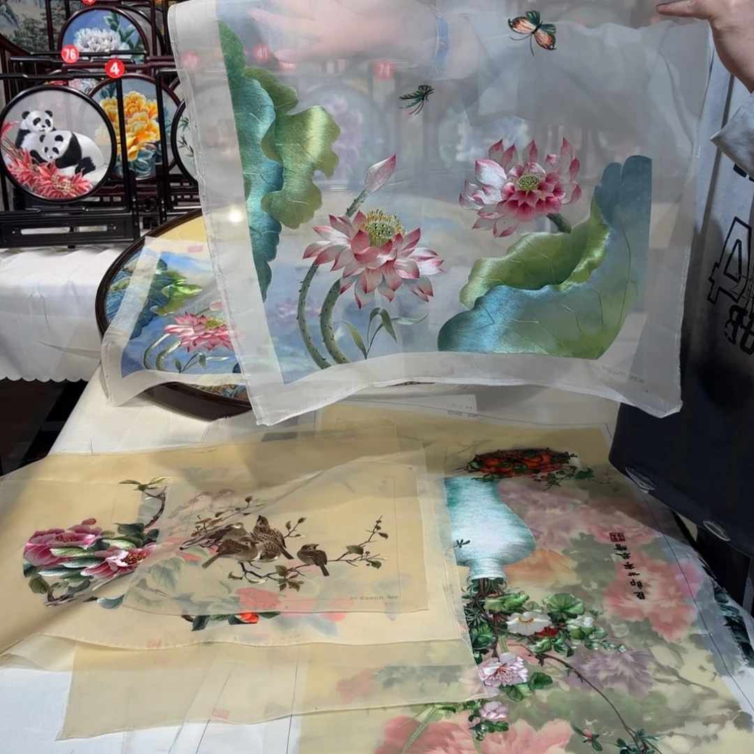 织绣纯手工制作工艺