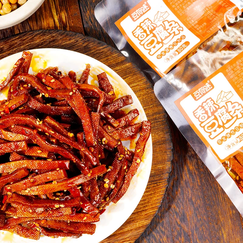 豆有味【新工艺】香辣豆腐条湖南特产豆制品休闲零食香辣小吃香干