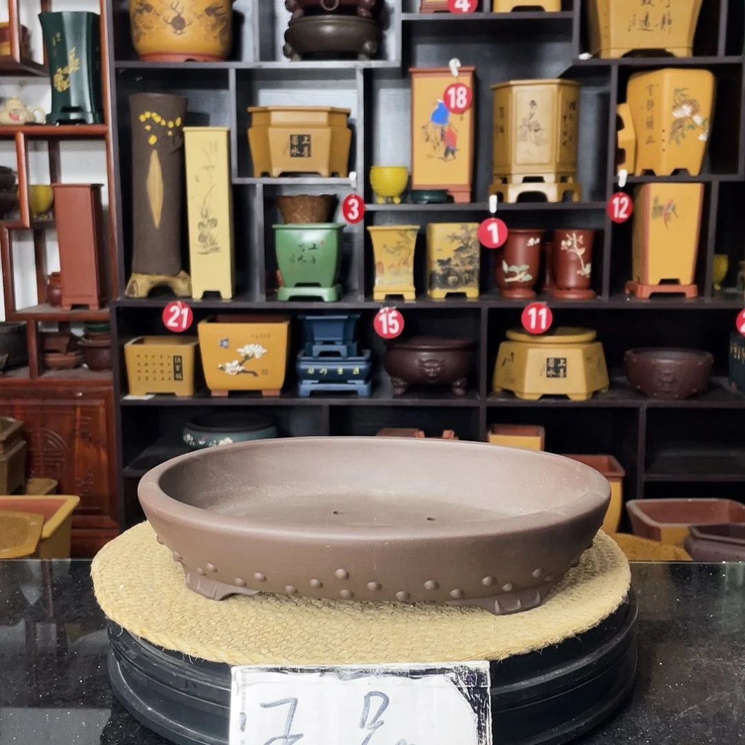 紫砂D-婉秋紫砂花盆