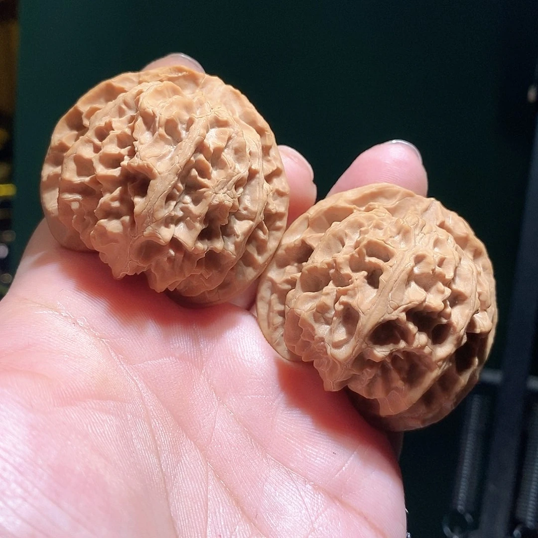 把件文玩核桃47苹果圆全品