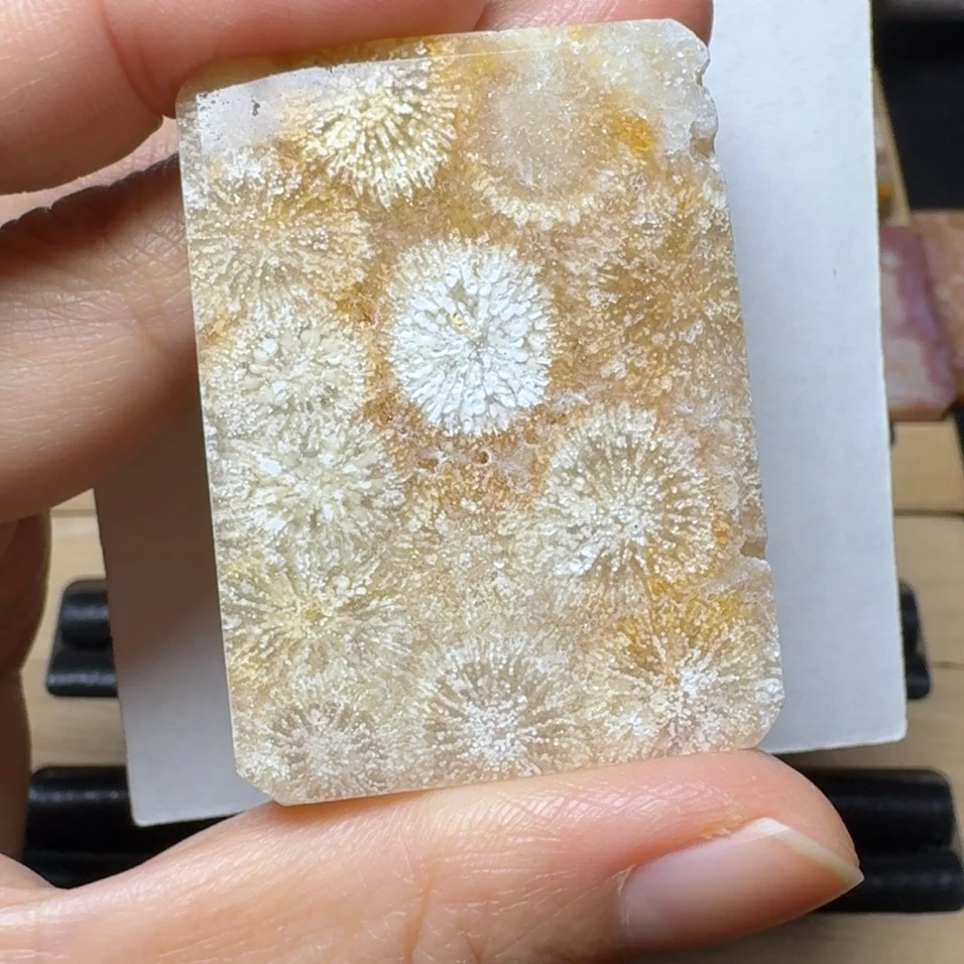 硅化玉水 晶花烟花未镶嵌