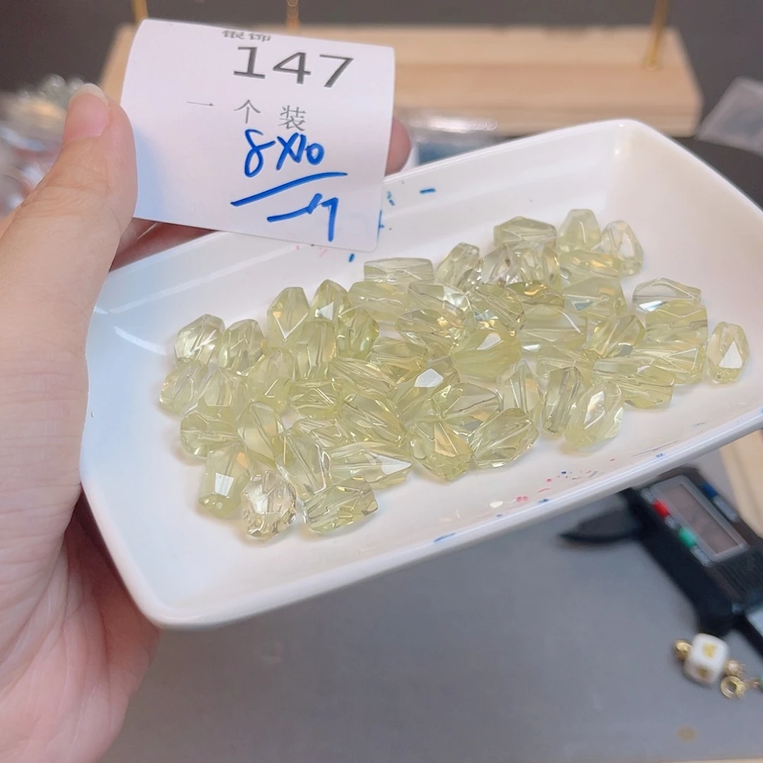 水晶珠宝半成品未镶嵌147 。