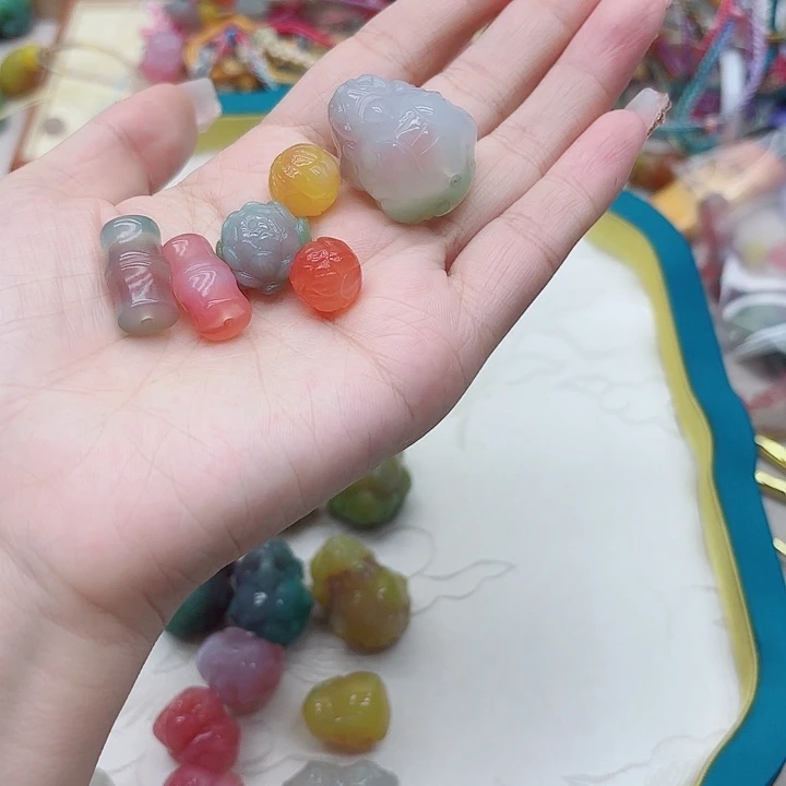 小***孩玛瑙/玉髓未镶嵌手链盐源23